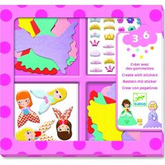 Djeco Djeco Kurkite su lipdukais - Myliu princeses