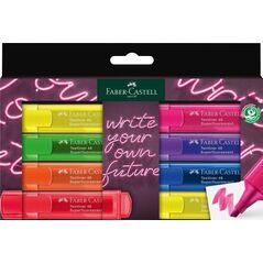 Faber Castell Zakreślacz Super Neon 8 kolorów FABER CASTELL