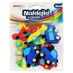 BREWIS Naklejki z pianki auta 16szt
