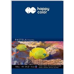 GDD Blok do pasteli A5/24K 3kol 160g HAPPY COLOR
