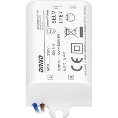 Orno Zasilacz LED MINI 6W 12V DC IP67 - OR-ZL-1630