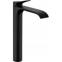 Bateria umywalkowa Hansgrohe Praustuvo maišytuvas Hansgrohe 75040670, su dugno vožtuvu, juodas matinis