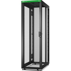 Szafa APC APC EASY RACK 600MM/42U/1200MM , WITH ROOF, CASTORS,FEET AND 4 BRACKETS, NO SIDE PANELS,BOTTOM, Juodas