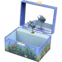 Trousselier Trousselier Jewellery Music Box Rainbow Fish, Night Glow