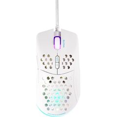 Mysz Deltaco Deltaco Gaming Baltas LINE WM75 Lengva žaidimų pelė, RGB, balta GAM-108-W