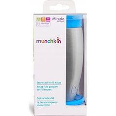 Munchkin MUNCHKIN nerūdijančio plieno puodelis, Miracle 360, mėlynas, 12mėn+, 296ml, 01245001