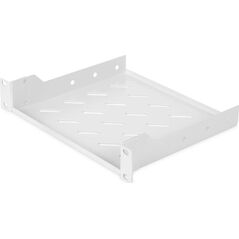 Digitus Digitus Półka stała 10" 1U 44x254x200 mm, mocowanie w dwóch punktach, kolor szary