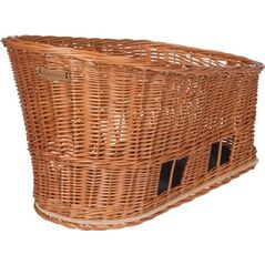 Basil Kosz na tylny bagażnik BASIL PASJA dla zwierząt MIK 45cm, MIK System (ready to go) wiklinowy natural (NEW 2024)