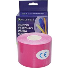 Master Taśma Kinezjologiczna MASTER 5 cm x 5 m Różowa