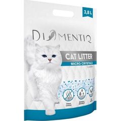 Żwirek dla kota Diamentiq Żwirek Micro Crystals Silikonowy, Zbrylający się dla kota - 3,8 l