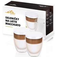 Eta LATTE MACCHIATO stiklinės ETA418193020 2 x 350 ml