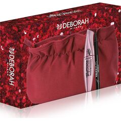 Deborah Set Deborah: 24H Extra, Gel Pencil Eyeliner, Black, 1.5 g + My Power, Waterproof, Volumizing, Mascara, Black, 14 ml For Women