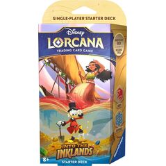 Ravensburger SKNERUS TALIA Disney Lorcana Into the Inklands karty Starter Deck +BOOSTER