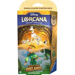 Ravensburger PIOTRUŚ TALIA Disney Lorcana Into the Inklands karty Starter Deck +BOOSTER