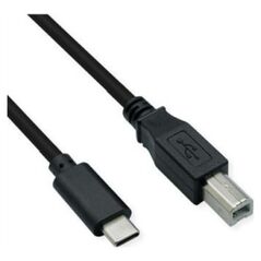Kabel USB Roline ROLINE USB 2.0 Typ C Kabel C - B ST/ST schwarz 1,8m