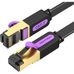 Vention Płaski kabel sieciowy kat.7 Vention ICABJ 5m czarny