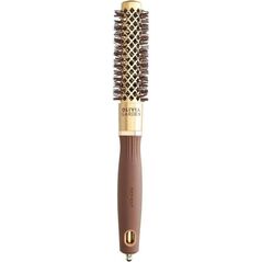 Olivia Garden Olivia Garden Expert Blowout Shine Gold & Brown - plaukų formavimo šepetys - 20 mm