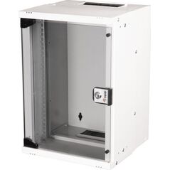 Szafa Equip Equip Wandgehäuse 10"  09U 300x300mm Glastür  grau
