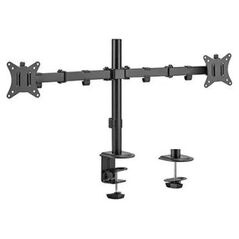 Hismart Uchwyt biurkowy na 2 monitory 17" - 32" (HS082406)