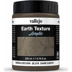Vallejo Vallejo: 26.218 - Diorama FX - Earth Textures - Dark Earth (200 ml)