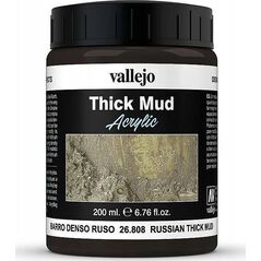 Vallejo Vallejo: 26.808 - Diorama FX - Thick Mud - Russian Mud (200 ml)