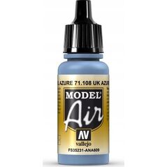 Vallejo Vallejo: 71.108 - Model Air - UK Azure Blue (17 ml)