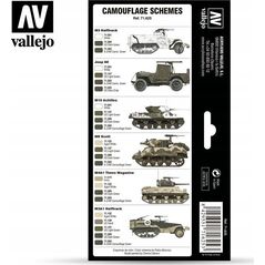 Vallejo Vallejo: AFV - WWII US Army Europe, North Afr 8x17