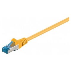 Goobay CAT 6AKabel łączący, S/FTP (PiMF), Żółty - Długość kabla 0.25 m