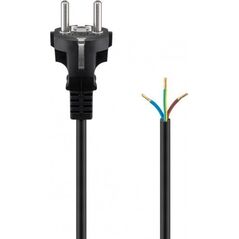 Kabel zasilający Goobay Kabel ochronny stykowy do montażu, 1,5 m, czarny - Długość kabla 1.5 m