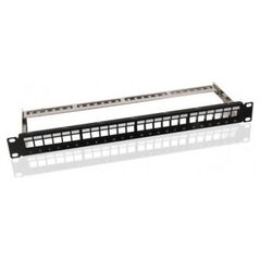 Goobay Panelu krosowego 19-calowego (48,3 cm) Keystone, 24 porty