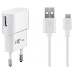 Ładowarka Goobay Zestaw do ładowania Micro USB 1 A