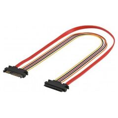 Kabel zasilający Goobay Przedłużacz kabla zasilającego/kabla danych SATA do komputera - Długość kabla 0.3 m
