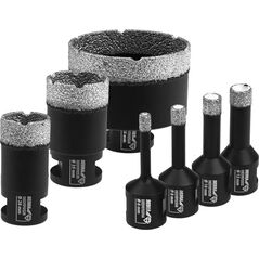 Dedra Zestaw koronek diamentowych VB 6,8,10,12,28,35,68mm
