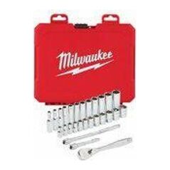 Milwaukee MILWAUKEE 1/2" SOCKET SET WITH RATCHET