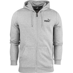 Puma Bluza męska Puma ESS Small Logo FZ Hoodie FL szary 586702 03 S