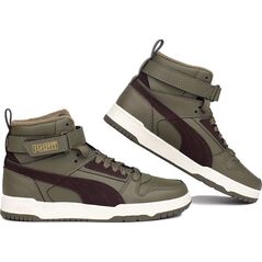 Puma Buty dla dzieci Puma RBD Game WTR oliwkowe 388449 01 38,5