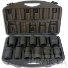 Geko Kpl. nasadek udarowych 1" do klucza przekł. 11el/17-41mm(3)