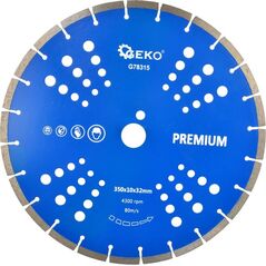 Geko Tarcza diam.350x10x25,4mm segment. GEKO PREMIUM by laser(10)