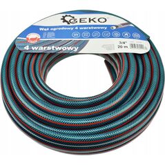Geko Wąż ogrodowy 4 Warstwowy 3/4" 20m GEKO NEW (84)