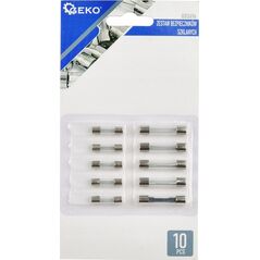 Geko Zestaw bezpieczników szklanych 10el.(100/1000)
