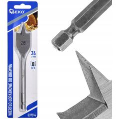 Wiertło Geko Wiertło łopatkowe do drewna 26x152mm HEX (20/200)