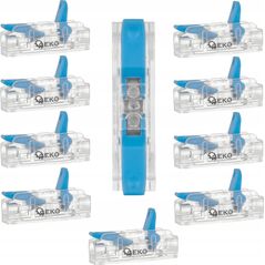 Geko Szybkozłączka elektryczna przelotowa 2x0,2-4mm2 (10/2500)