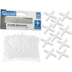 Geko Krzyżyki dystansowe - 2,5mm - op.200szt (100)