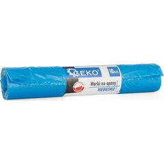 Geko Worki na opony 100x100 NIEBIESKIE - rolka 10sztuk (30)