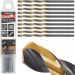 Wiertło Tvardy Wiertło czarno-złote do metalu HSS 3.30mm (10/300/3000)