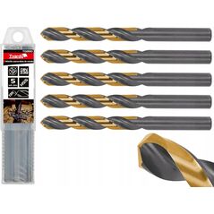 Wiertło Tvardy Wiertło czarno-złote do metalu HSS 13.00mm (5/50/150)
