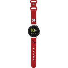Sourcing Hello Kitty Universal Strap HKUWMSCHBLR Silicone Kitty Head red/red 20mm