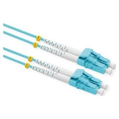 Value VALUE kabel światłowodowy 50/125m OM3, LC/LC, złącze Low-Loss, turkusowy, 10 m