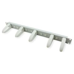 Value VALUE 19 Panel przedni 1HE z 5 otworami na kable, szary
