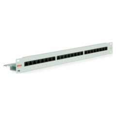 Roline Patch panel ROLINE Cat.6 (Class E) 19, 24 porty, nieekranowany, szary